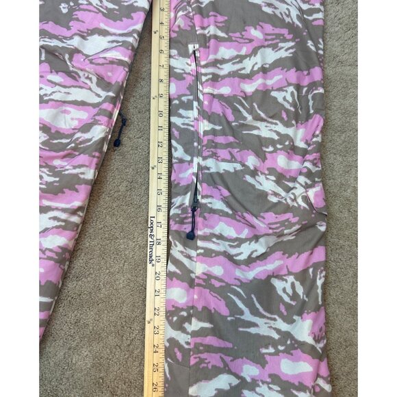 Turbine Performance Boardwear Snowboarding Pants Women's S Pink Khaki Camo - Picture 2 of 16